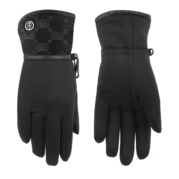 poivre blanc Poivre Blanc Women's Stretch Fleece Glove in Black 1775 – Poivre Blanc - UK