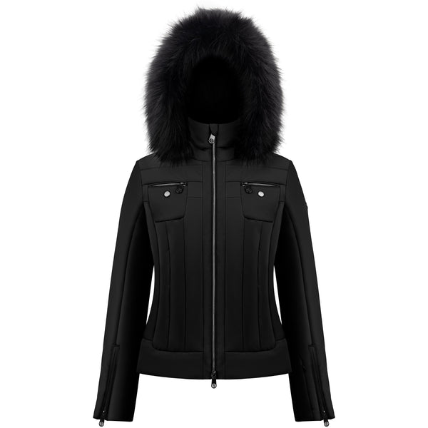poivre blanc Poivre Blanc Women's Stretch Ski Jacket in Black 0806 – Poivre Blanc - UK