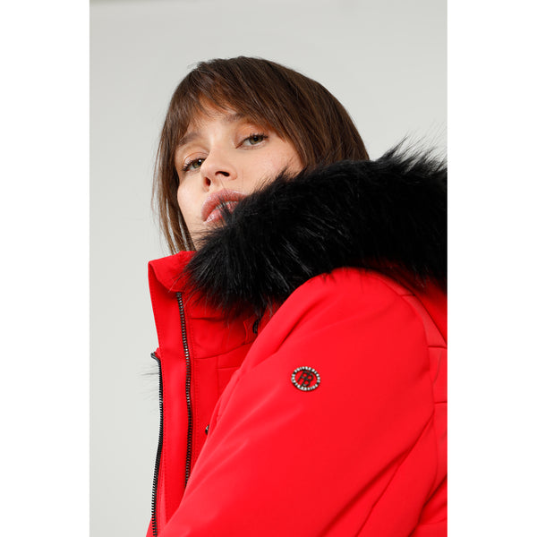 Poivre Blanc Poivre Blanc Women's Stretch Ski Jacket In White 0806 – Poivre Blanc - UK