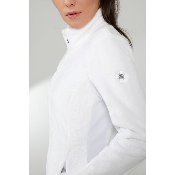poivre blanc Poivre Blanc Women's White long pile fleece 1603 – Poivre Blanc - UK