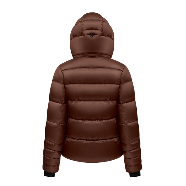 Poivre Blanc Synthetic Down Ski Jacket In Chocolate Brown 1201 – Poivre Blanc - UK