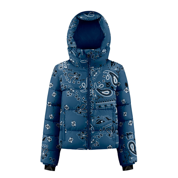 poivre blanc Synthetic Down Ski Jacket in Paisley Blue 1200P – Poivre Blanc - UK