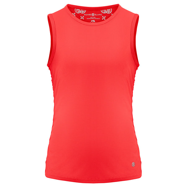poivre blanc Women's Eco-Active Light Sleeveless Tank Top 2103 in Electro Orange – Poivre Blanc - UK poivre blanc Women's Eco-Active Light Sleeveless Tank Top 2103 in Electro Orange – Poivre Blanc - UK