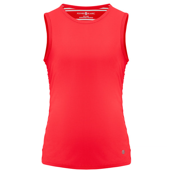 poivre blanc Women's Eco-Active Light Sleeveless Tank Top 2103 in Techno Red – Poivre Blanc - UK