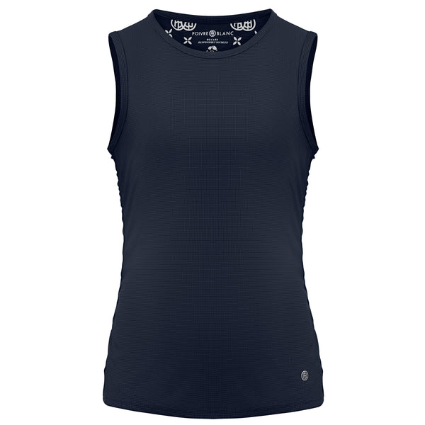 poivre blanc Women's Eco-Active Light Sleeveless Tank Top 2103 in Oxford Blue – Poivre Blanc - UK