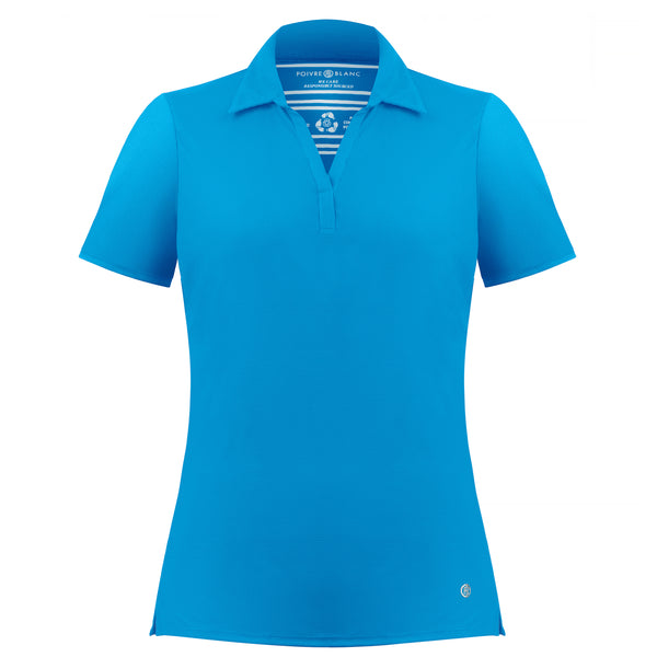 poivre blanc Women's Eco Active Light Tennis Polo 2100 in Diva Blue – Poivre Blanc - UK