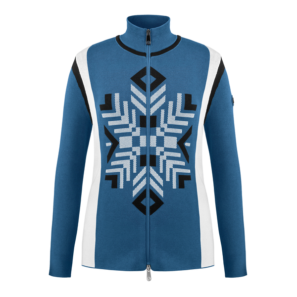 poivre blanc Women's Knit Jacket in Twilight Blue 3501 – Poivre Blanc - UK poivre blanc Women's Knit Jacket in Twilight Blue 3501 – Poivre Blanc - UK