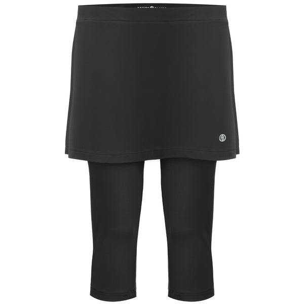 poivre blanc Women's Meryl Stretch Tennis & Padel Capri 4820 in Black – Poivre Blanc - UK