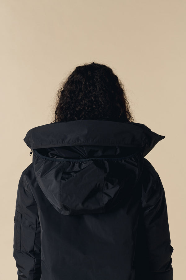 Poivre Blanc Women's Ski Flight Jacket In Black 1002 – Poivre Blanc - UK