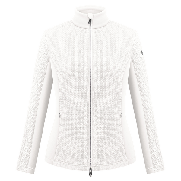 poivre blanc Women's Stretch interlock fleece in White 1603 – Poivre Blanc - UK