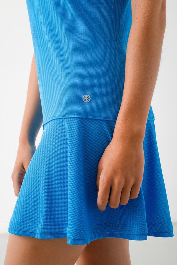Poivre Blanc Women's Tennis & Padel Dress 2131 In Diva Blue – Poivre Blanc - UK