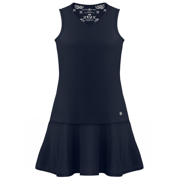 poivre blanc Women's Tennis & Padel Dress 2131 in Oxford Blue – Poivre Blanc - UK
