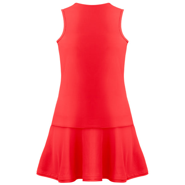 Poivre Blanc Women's Tennis & Padel Dress 2131 In Techno Red – Poivre Blanc - UK