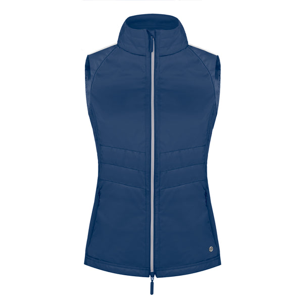 poivre blanc Women's Tennis / Padel Gilet in Deep Blue Sea 2905 – Poivre Blanc - UK