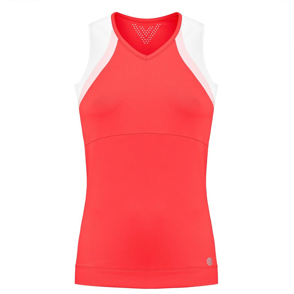 poivre blanc Women's Tennis / Padel Tank Top in Sprite Red 4801 – Poivre Blanc - UK