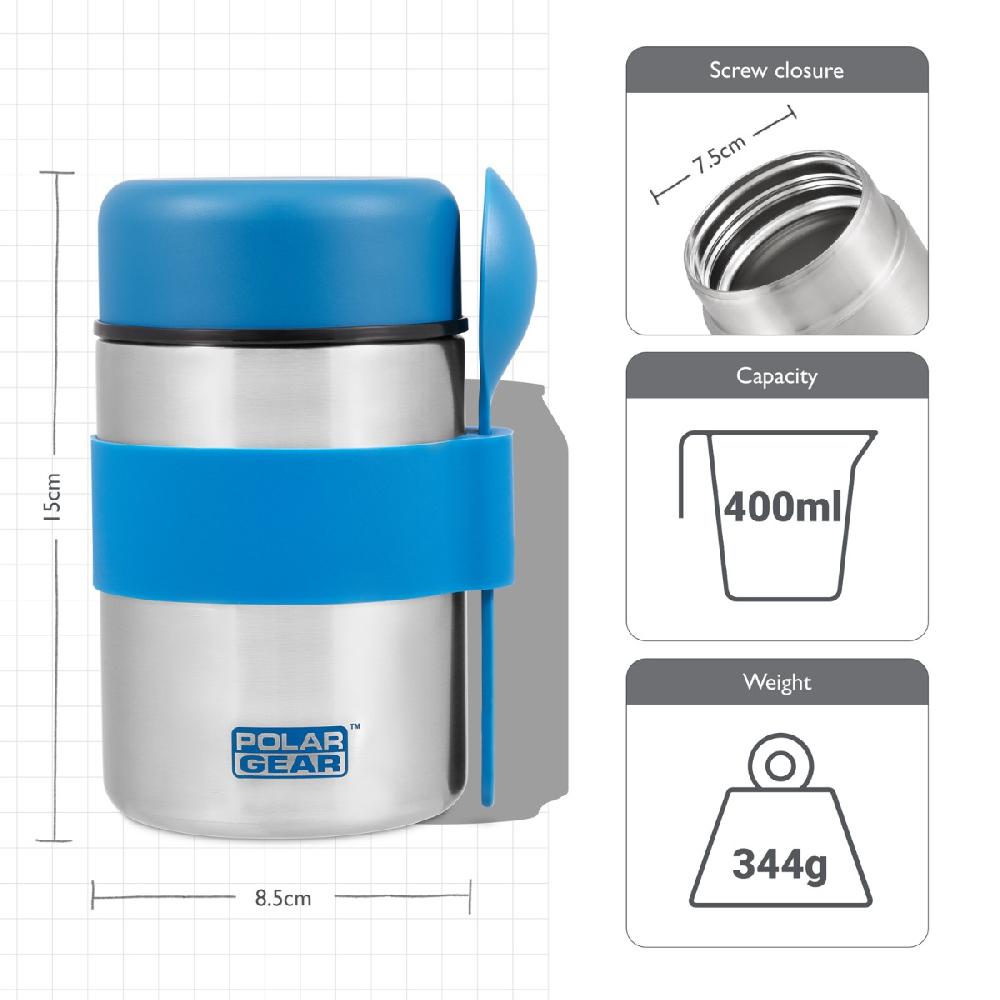 Polar Gear Best Insulated Food Flask - Keep Food Hot Cold Up To 6 Hours