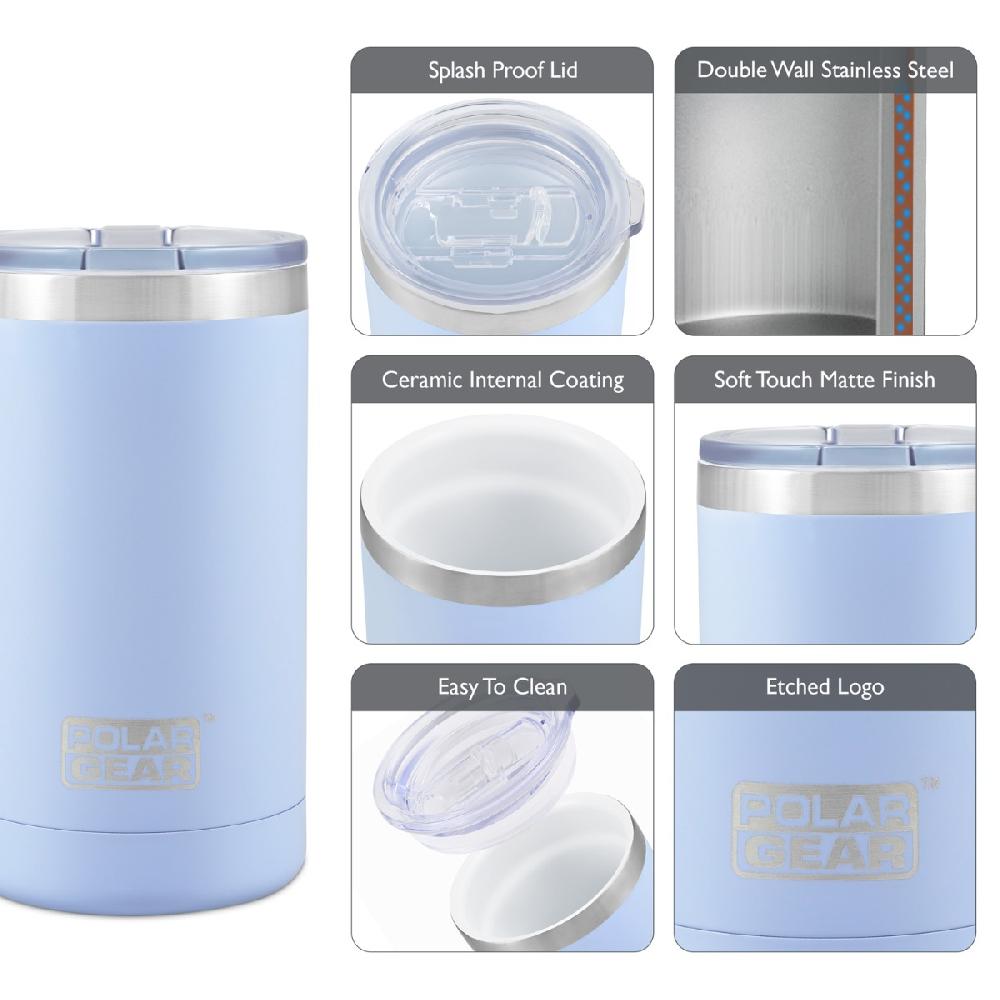 Polar Gear Best Insulated Travel Cup - Stainless Steel Stay Warm Longer