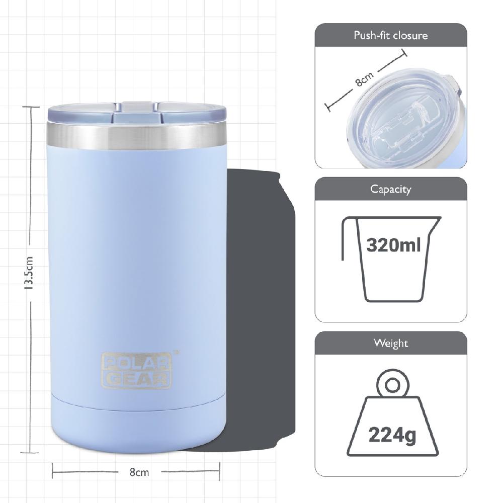 Polar Gear Best Insulated Travel Cup - Stainless Steel Stay Warm Longer