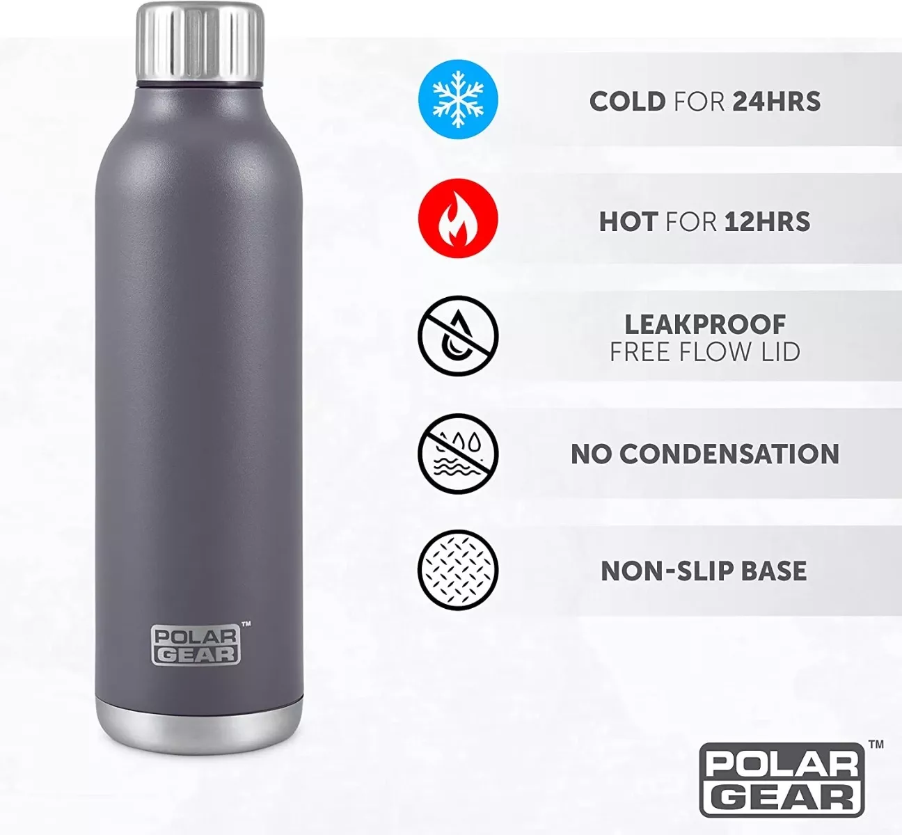 Polar Gear Best Steel Water Bottle Stainless Steel Made Many Colours
