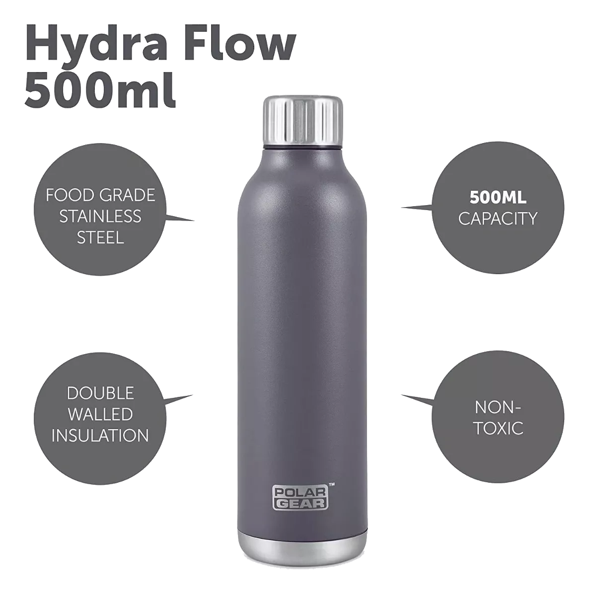 Polar Gear Best Steel Water Bottle Stainless Steel Made Many Colours
