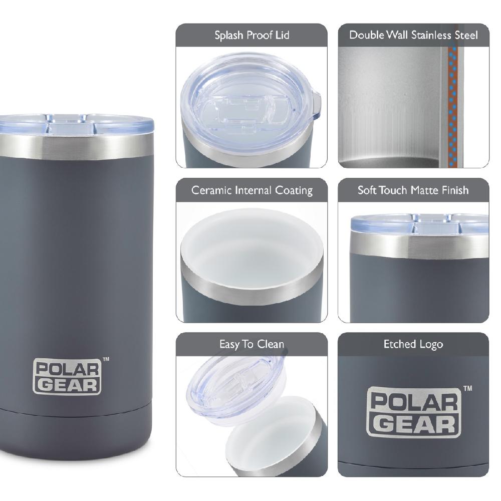 Polar Gear Best Travel Cup For Tea And Coffee - Double Stainless Steel