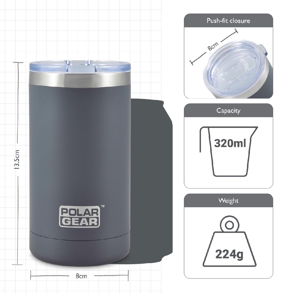 Polar Gear Best Travel Cup For Tea And Coffee - Double Stainless Steel