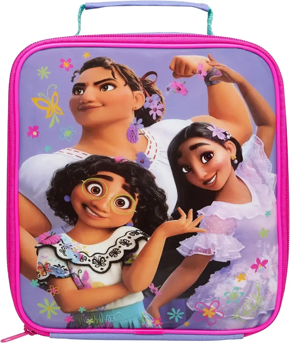 Polar Gear Disney Encanto Insulated Lunchbag For Kids With Zip Closure