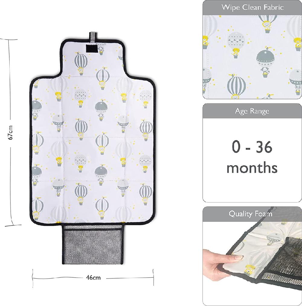 Polar Gear Go Anywhere Baby Changing Mat Balloons - Polargear Official Site