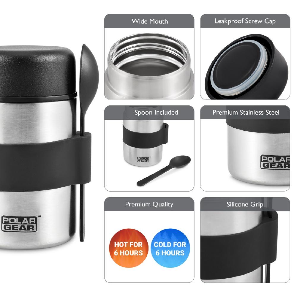 Polar Gear Insulated Food Container Premium Stainless Steel With Spoon