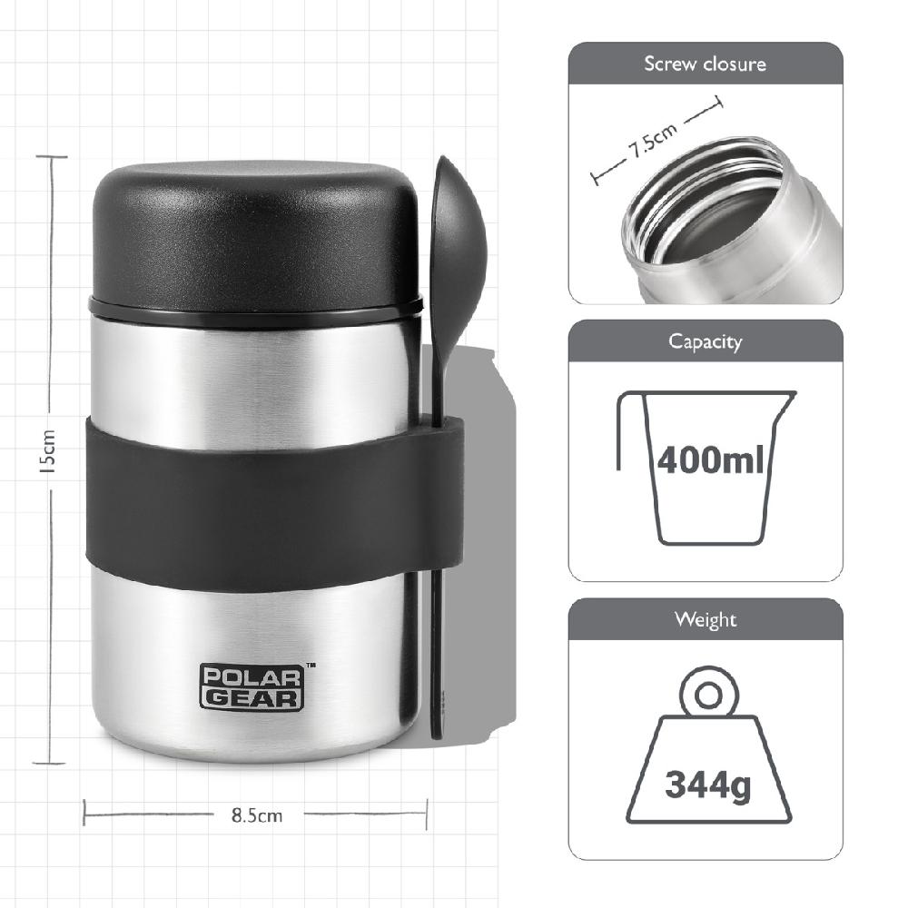 Polar Gear Insulated Food Container Premium Stainless Steel With Spoon