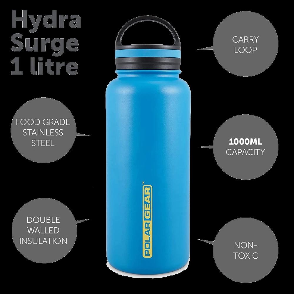 Polar Gear Insulated Water Bottle 1 Litre Perfect For Hot & Cold Drinks