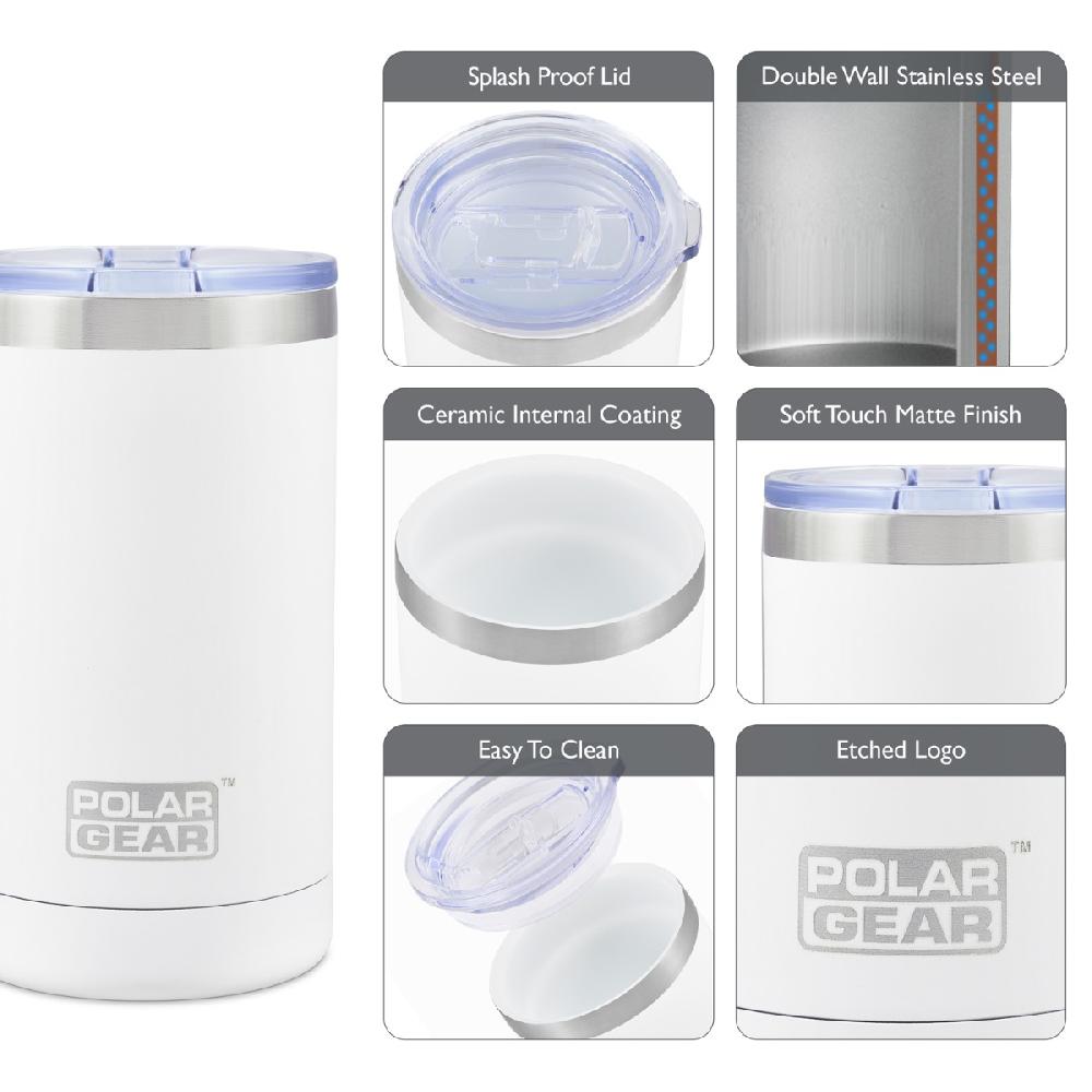 Polar Gear Love This Travel Cup With Lid -with Vacuum Sealed Insulation