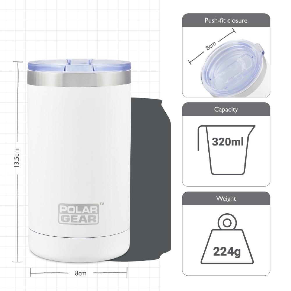 Polar Gear Love This Travel Cup With Lid -with Vacuum Sealed Insulation