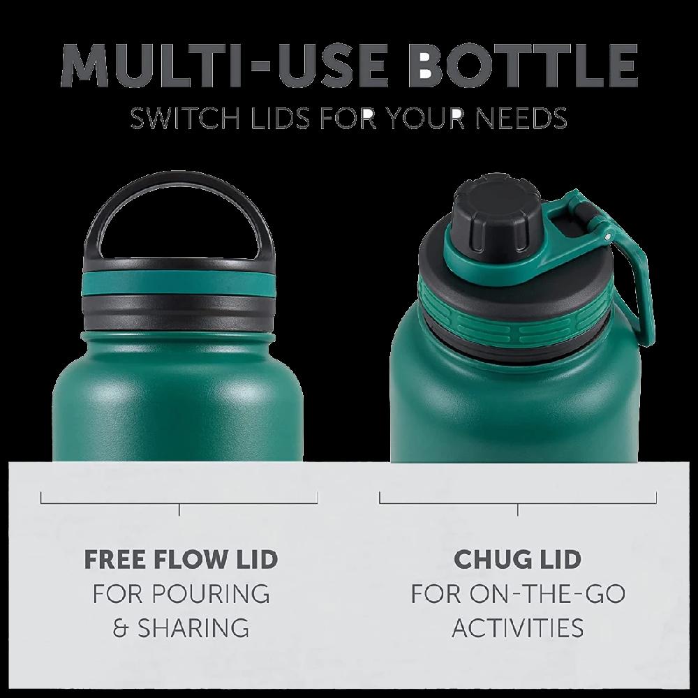 Polar Gear Metal Water Bottle 1 Litre- 24 Hours Cold Or 12 Hours Hot