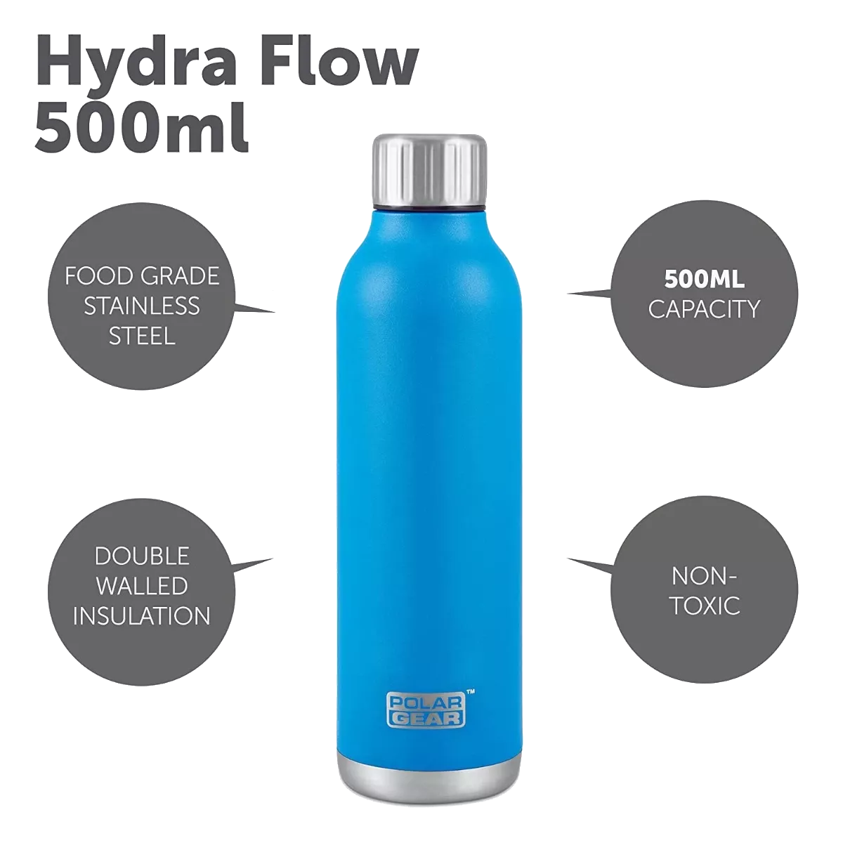 Polar Gear No. 1 Best Reusable Stainless Steel Water Bottle Insulated