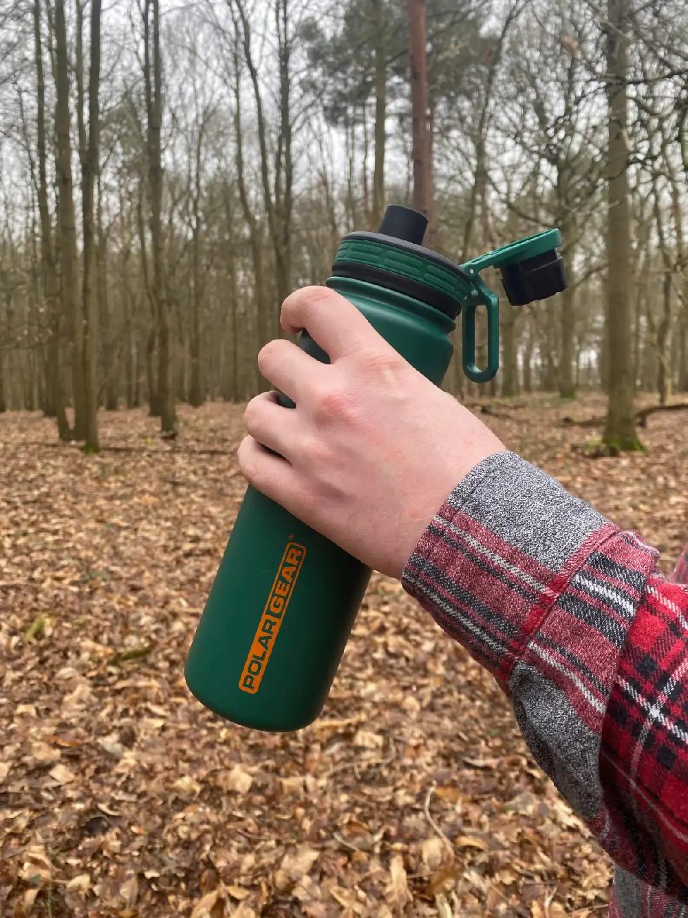 Polar Gear No.1 Metal Water Bottle UK - Double Wall Stainless Steel