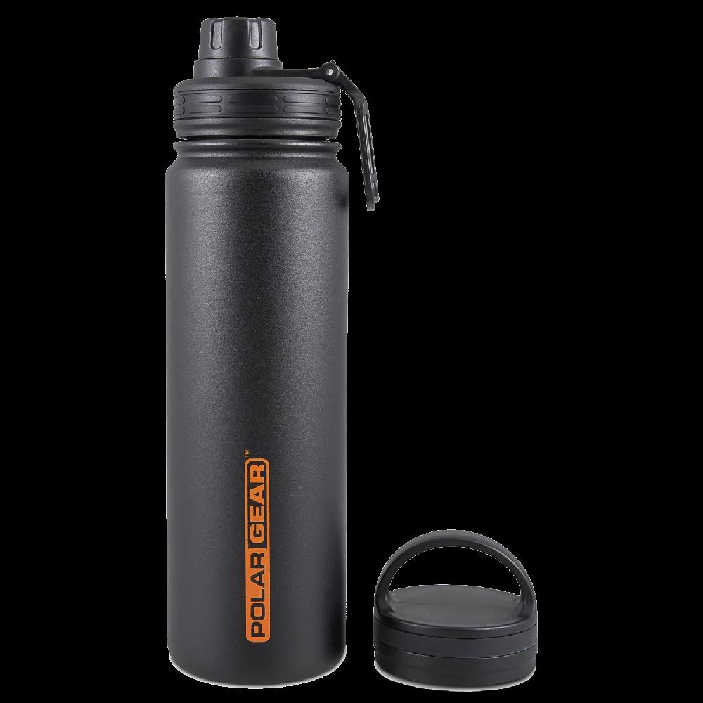 polar gear No. 1 Stainless Steel Water Bottle UK- comes with Spare Lid