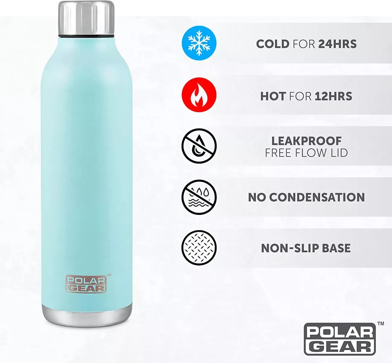 Polar Gear Our Best Insulated Stainless Steel Water Bottle PREMIUM GRADE