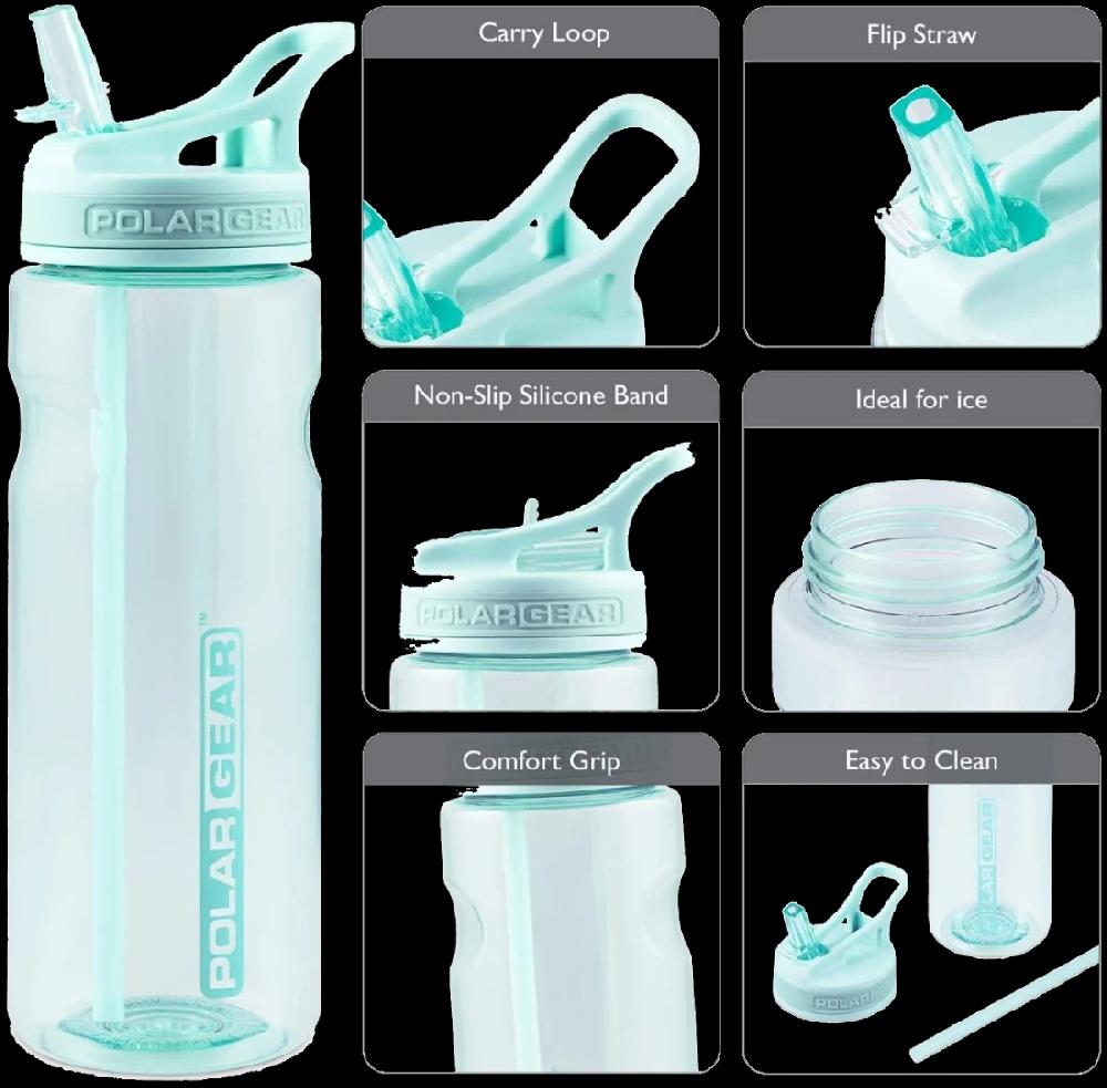 Polar Gear BPA Free Water Bottle - Mint 650ml