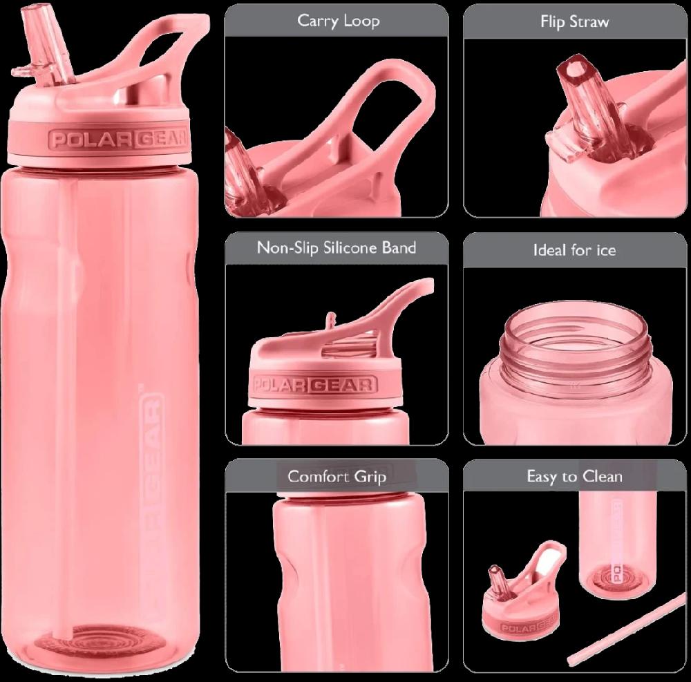 Polar Gear High Quality Water Bottle - Pink 650ml