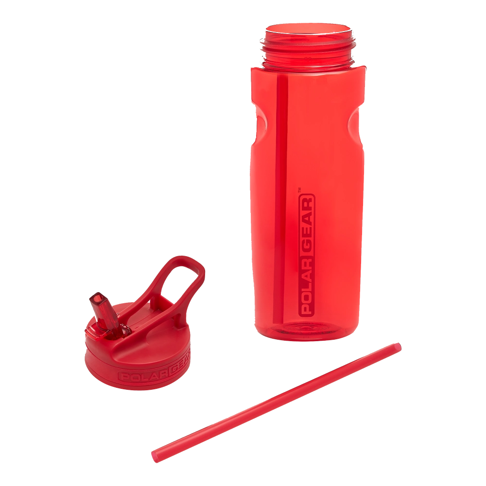 Polar Gear Plastic BPA Free Water Bottle - Red 650ml