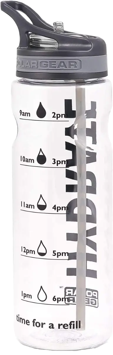 Polar Gear Reusable Water Bottle - Black 750ml