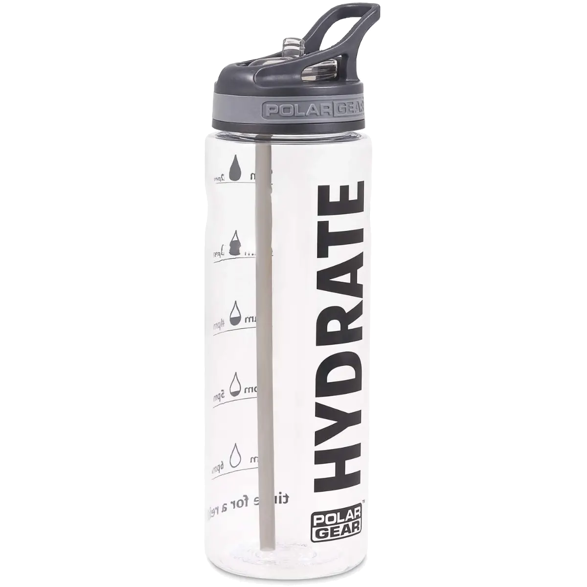 polar gear Reusable Water Bottle - Black 750ml