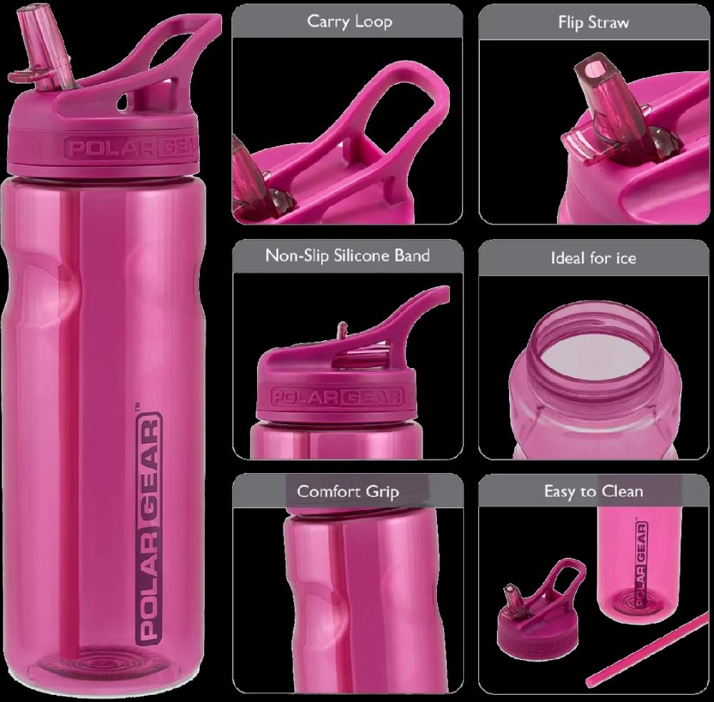 Polar Gear Sports Water Bottle - Berry 650ml