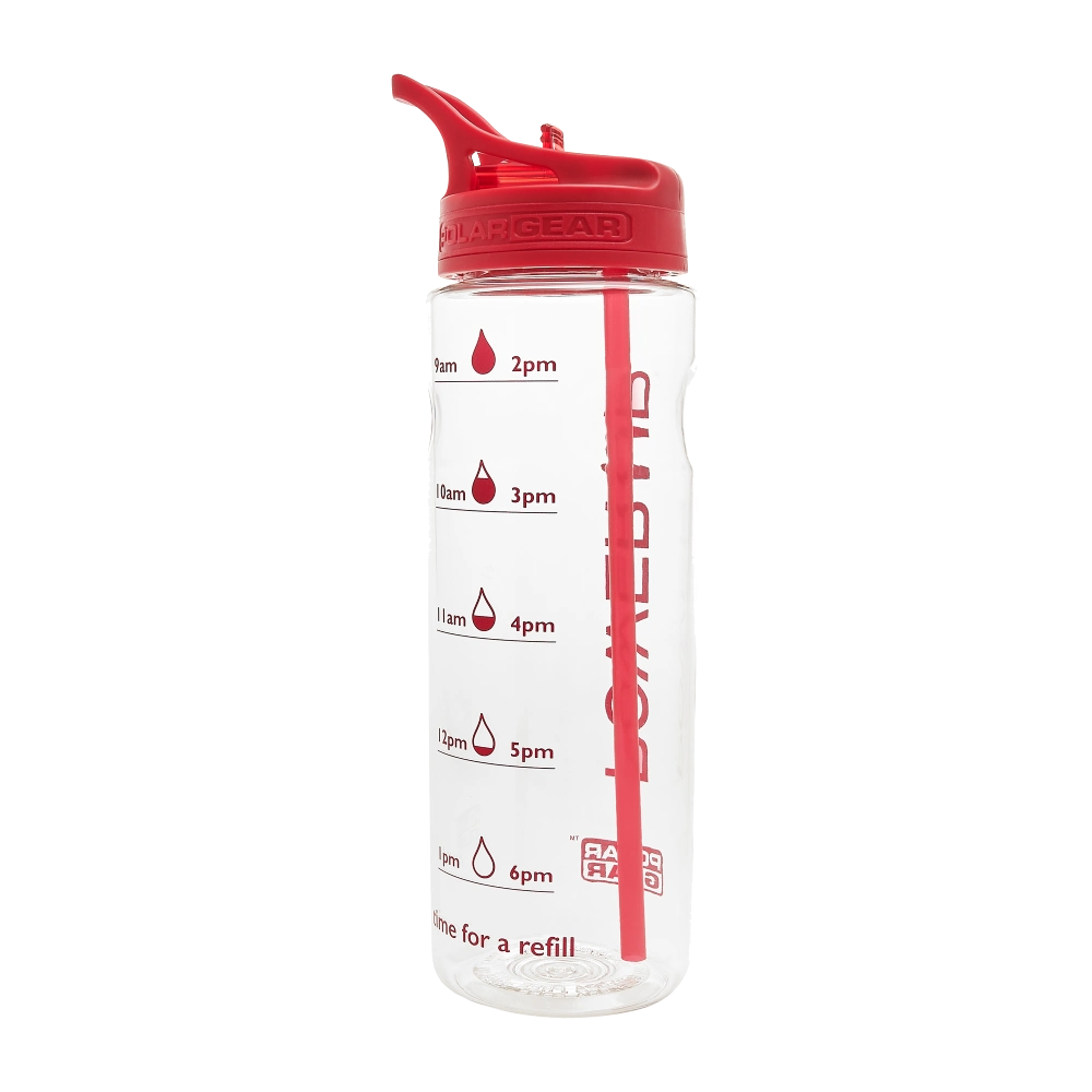 Polar Gear Tough Plastic Water Bottle - Red 750ml