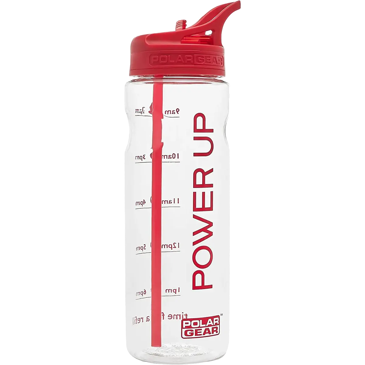 polar gear Tough Plastic Water Bottle - Red 750ml