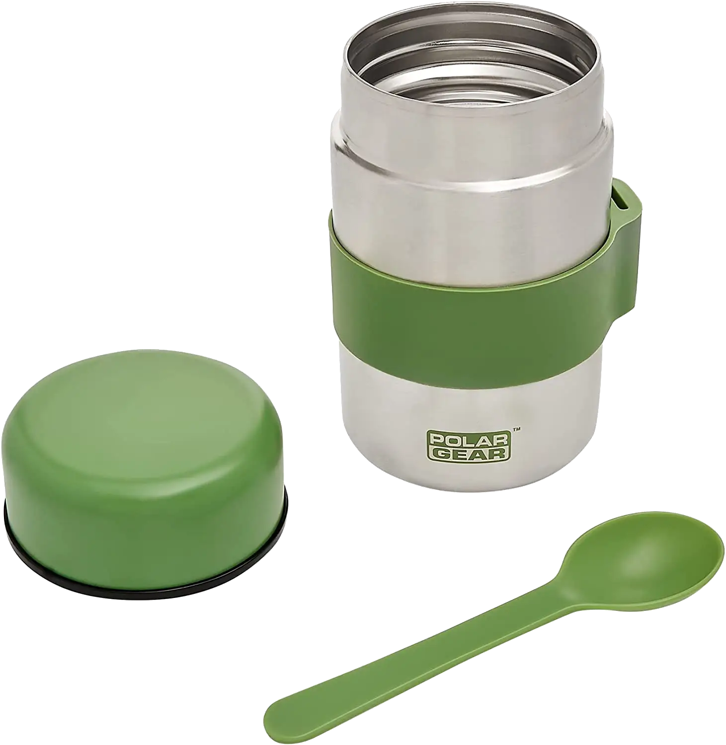 Polar Gear Stainless Steel Food Flask With Spoon -Ideal For Tin Of Soup
