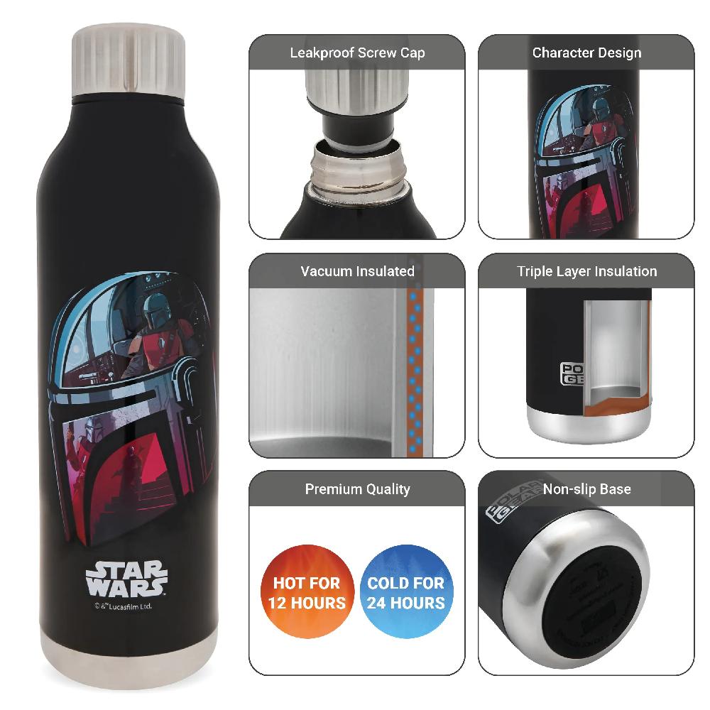 Polar Gear Star Wars Mandalorian Insulated Water Bottle