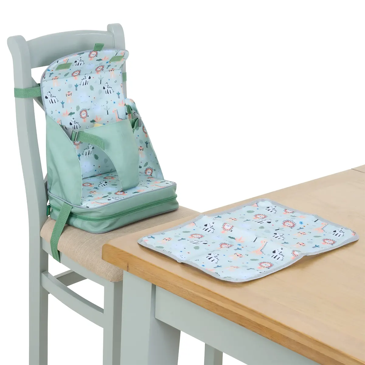 polar gear Toddler Dining Table Booster Seat - Safari