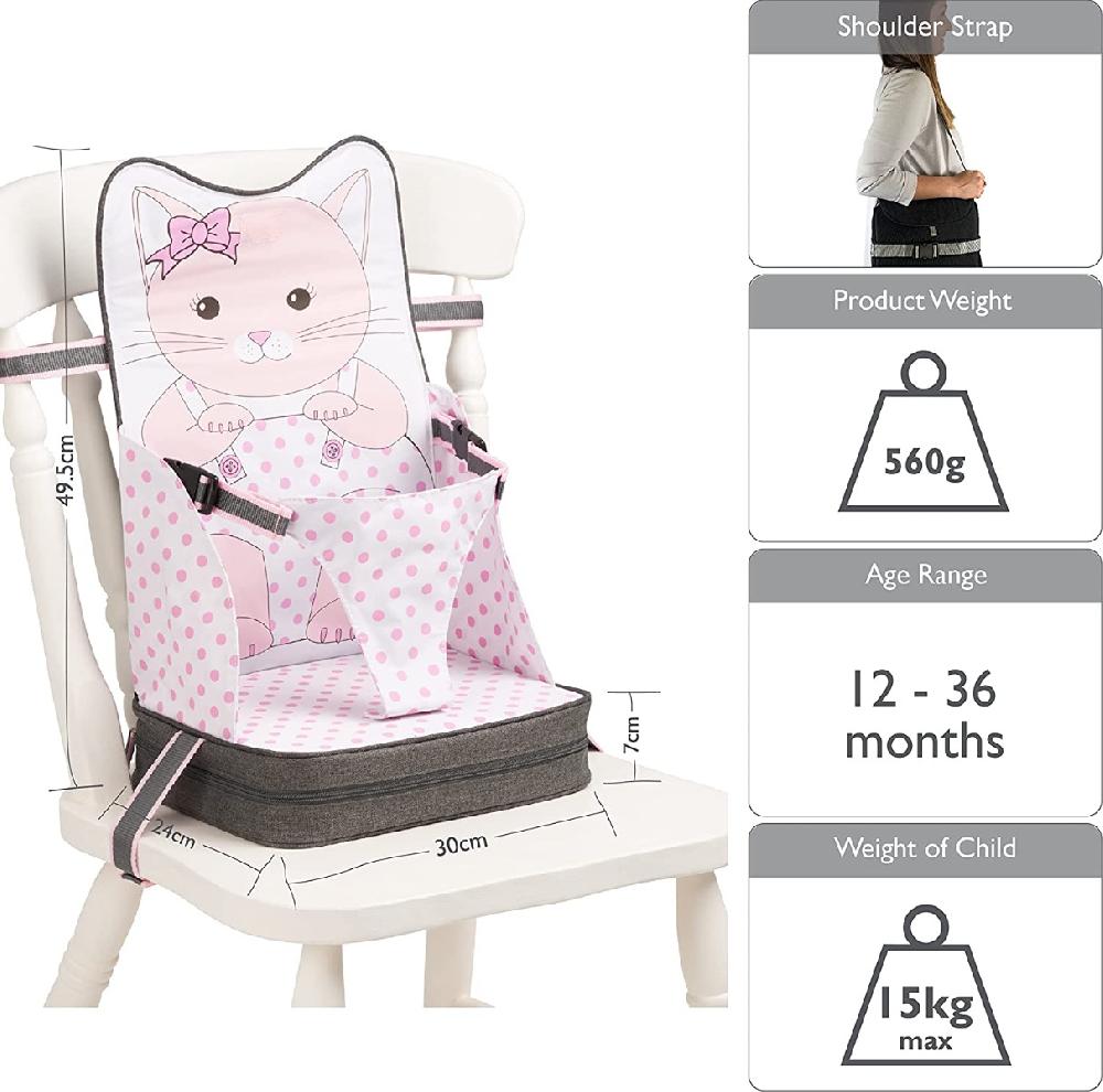 Polar Gear Top Toddler Booster Seat For Chairs - Child-Friendly Solution